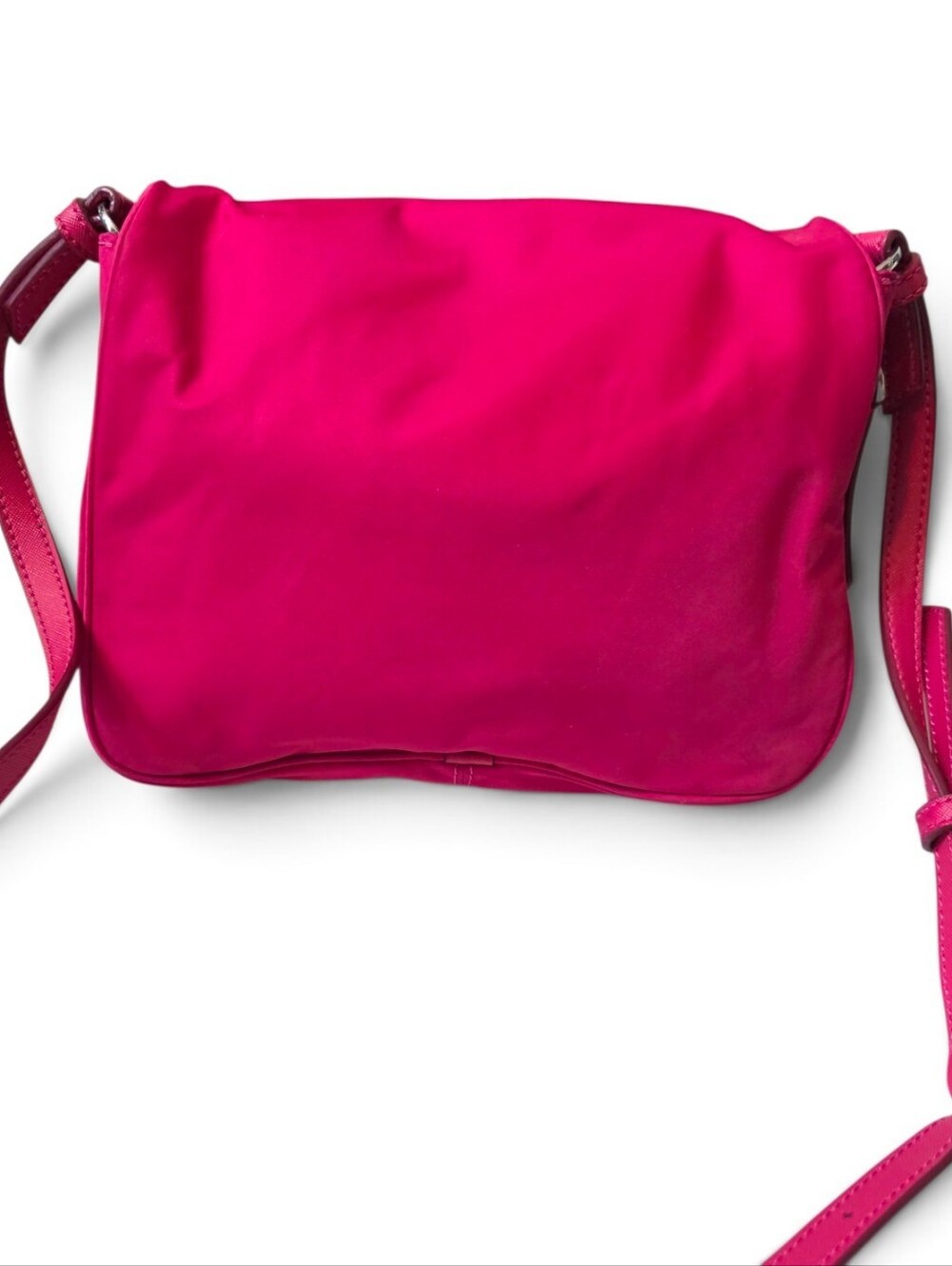 Marc Jacobs "Zip That" Nylon Messenger Bag In Hot Pink - Picture 3 of 8